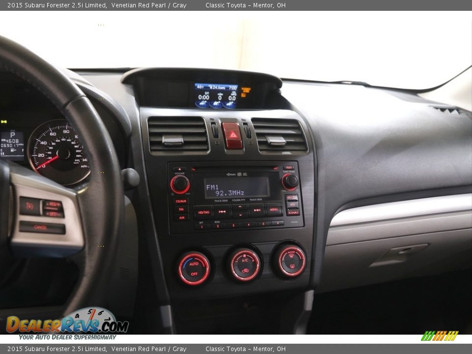2015 Subaru Forester 2.5i Limited Venetian Red Pearl / Gray Photo #9