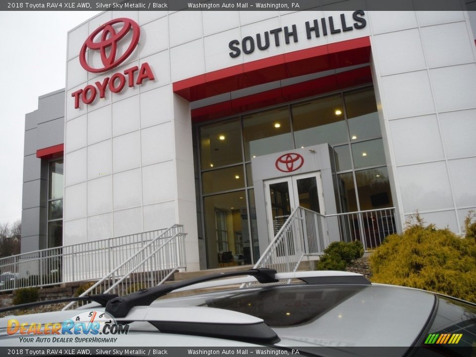 2018 Toyota RAV4 XLE AWD Silver Sky Metallic / Black Photo #3