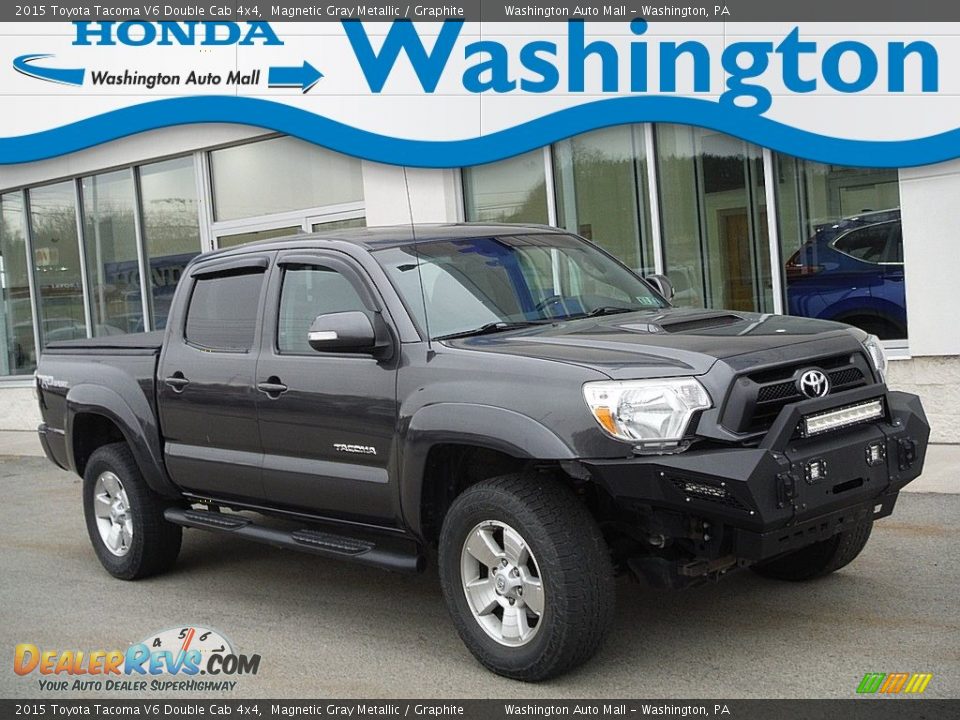 2015 Toyota Tacoma V6 Double Cab 4x4 Magnetic Gray Metallic / Graphite Photo #1