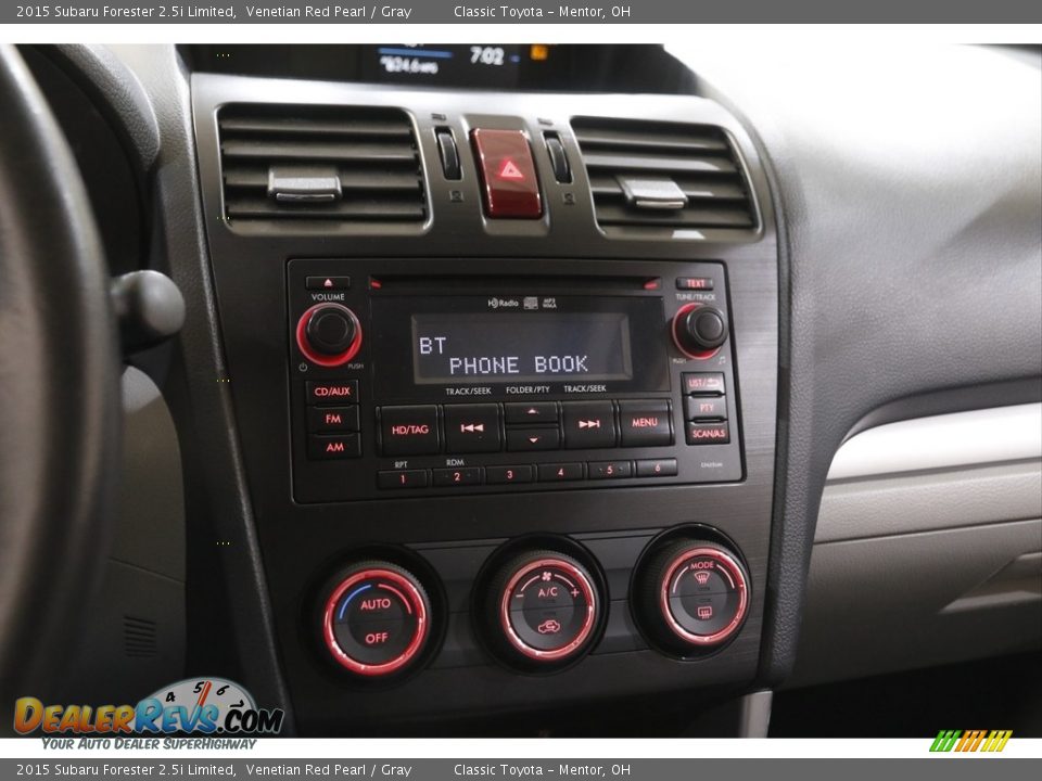 2015 Subaru Forester 2.5i Limited Venetian Red Pearl / Gray Photo #15