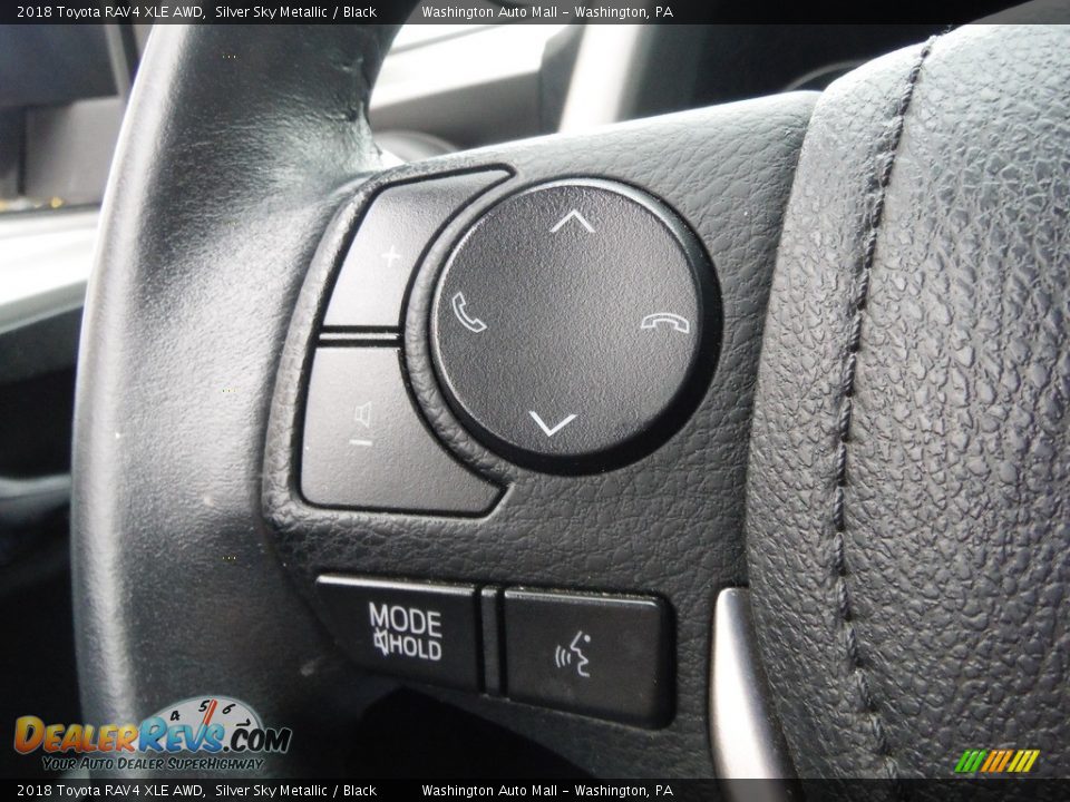 2018 Toyota RAV4 XLE AWD Silver Sky Metallic / Black Photo #8