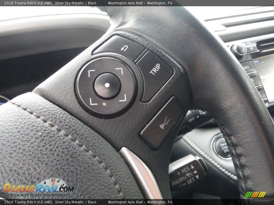 2018 Toyota RAV4 XLE AWD Silver Sky Metallic / Black Photo #9