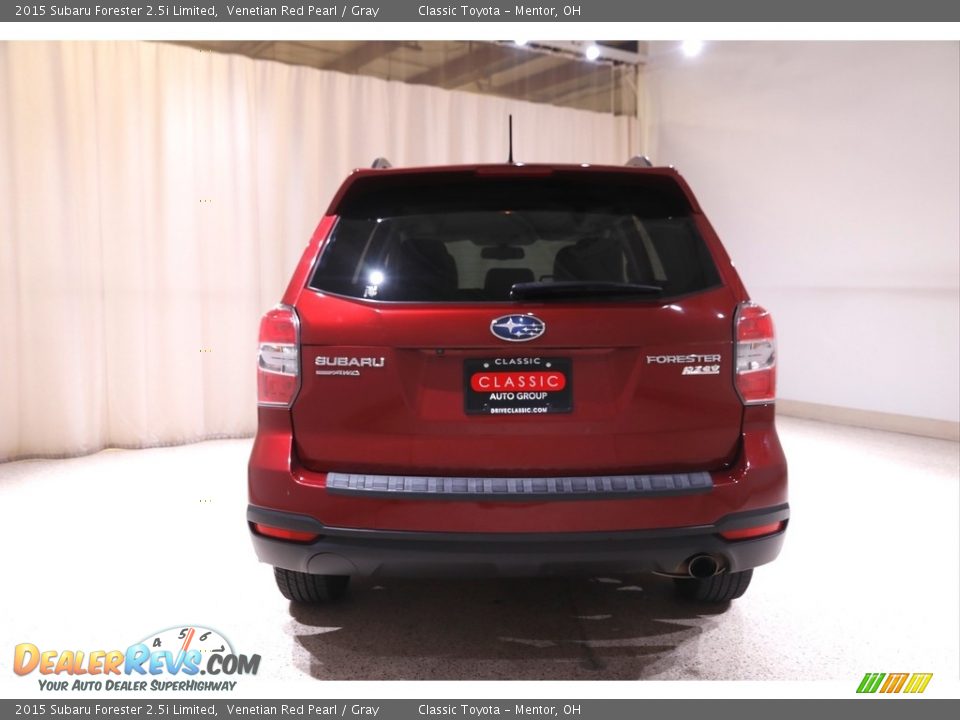 2015 Subaru Forester 2.5i Limited Venetian Red Pearl / Gray Photo #21