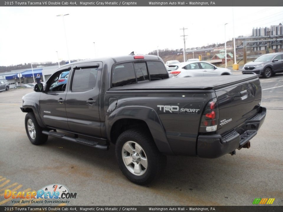 2015 Toyota Tacoma V6 Double Cab 4x4 Magnetic Gray Metallic / Graphite Photo #10