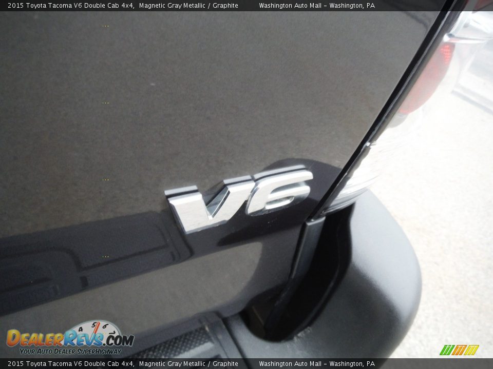 2015 Toyota Tacoma V6 Double Cab 4x4 Magnetic Gray Metallic / Graphite Photo #11