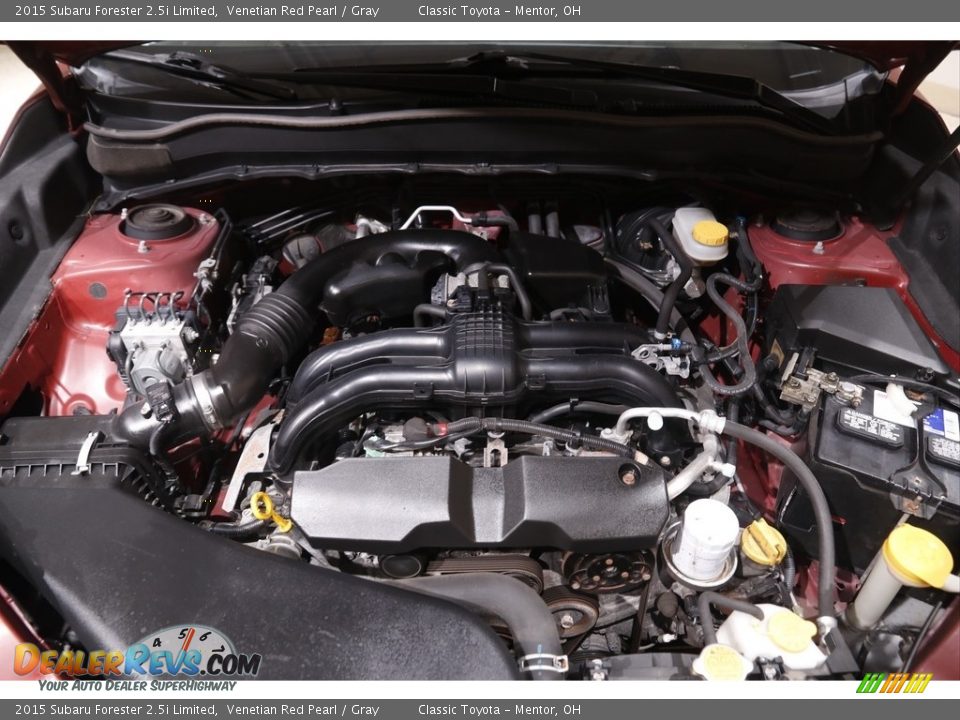 2015 Subaru Forester 2.5i Limited Venetian Red Pearl / Gray Photo #22