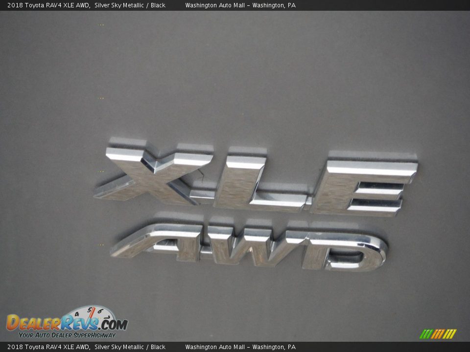 2018 Toyota RAV4 XLE AWD Silver Sky Metallic / Black Photo #16