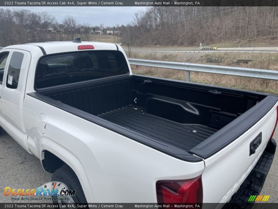 2022 Toyota Tacoma SR Access Cab 4x4 Super White / Cement Gray Photo #10