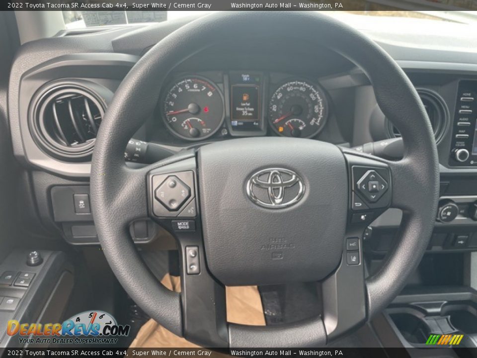 2022 Toyota Tacoma SR Access Cab 4x4 Steering Wheel Photo #11