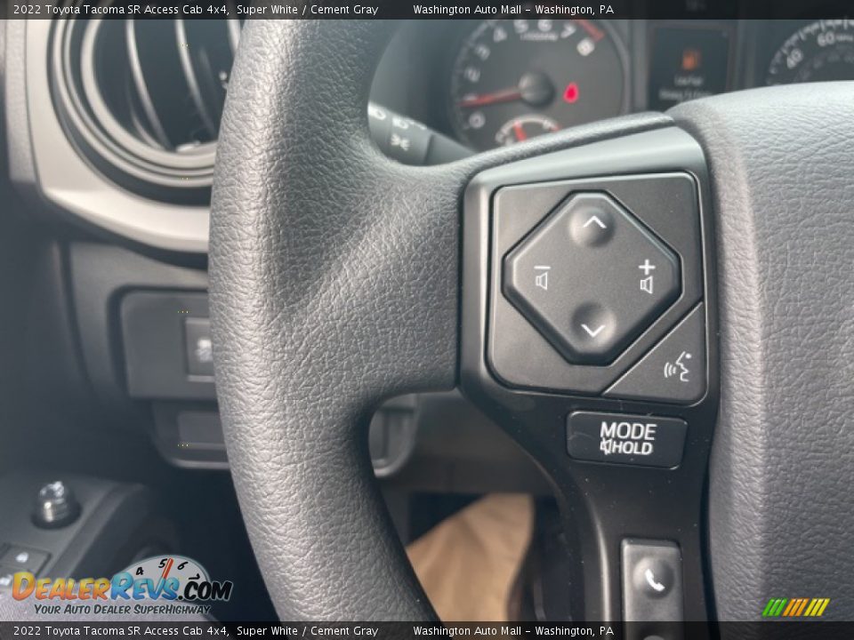 2022 Toyota Tacoma SR Access Cab 4x4 Steering Wheel Photo #16