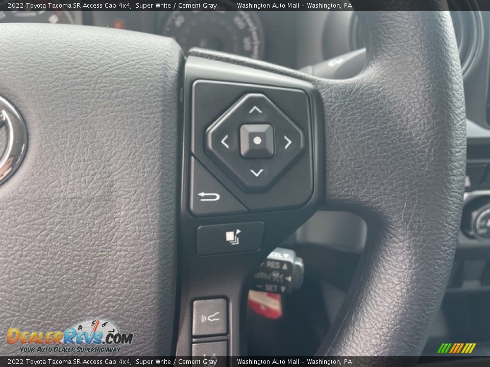 2022 Toyota Tacoma SR Access Cab 4x4 Steering Wheel Photo #17