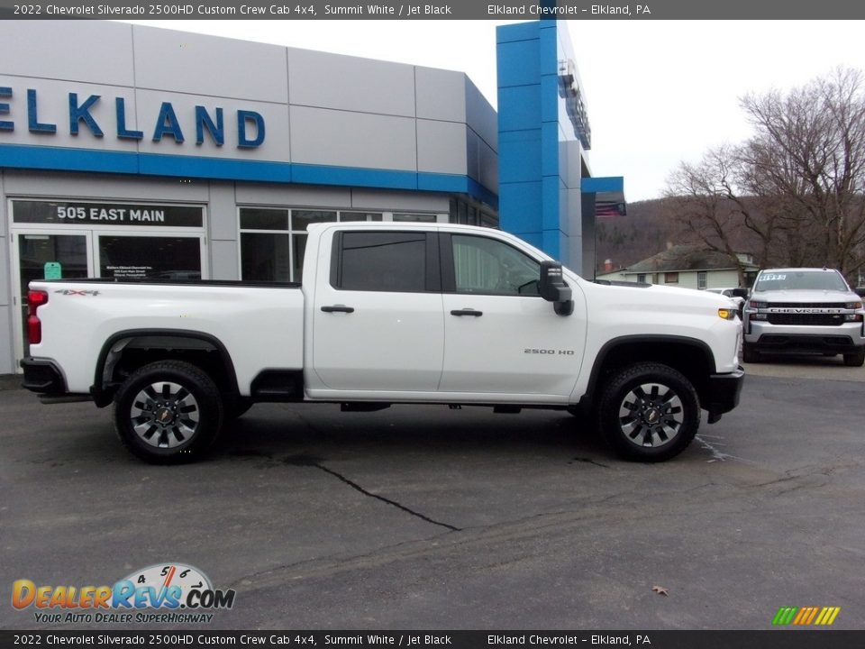 2022 Chevrolet Silverado 2500HD Custom Crew Cab 4x4 Summit White / Jet Black Photo #2