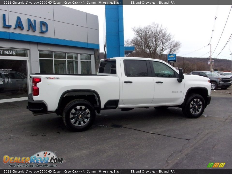 2022 Chevrolet Silverado 2500HD Custom Crew Cab 4x4 Summit White / Jet Black Photo #3