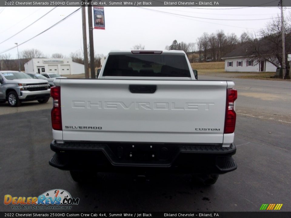 2022 Chevrolet Silverado 2500HD Custom Crew Cab 4x4 Summit White / Jet Black Photo #4