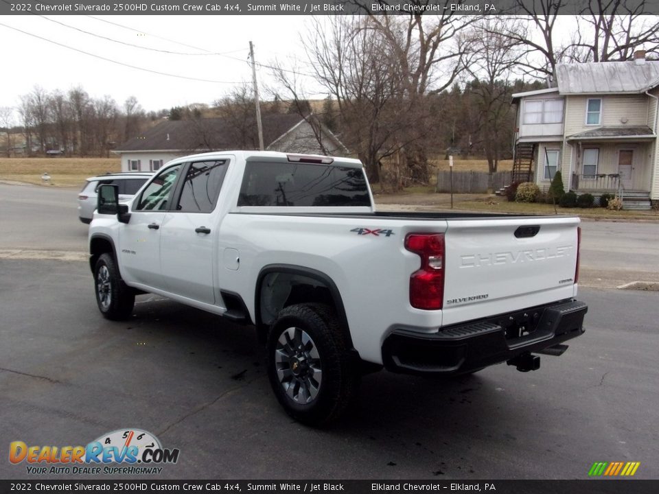 2022 Chevrolet Silverado 2500HD Custom Crew Cab 4x4 Summit White / Jet Black Photo #5