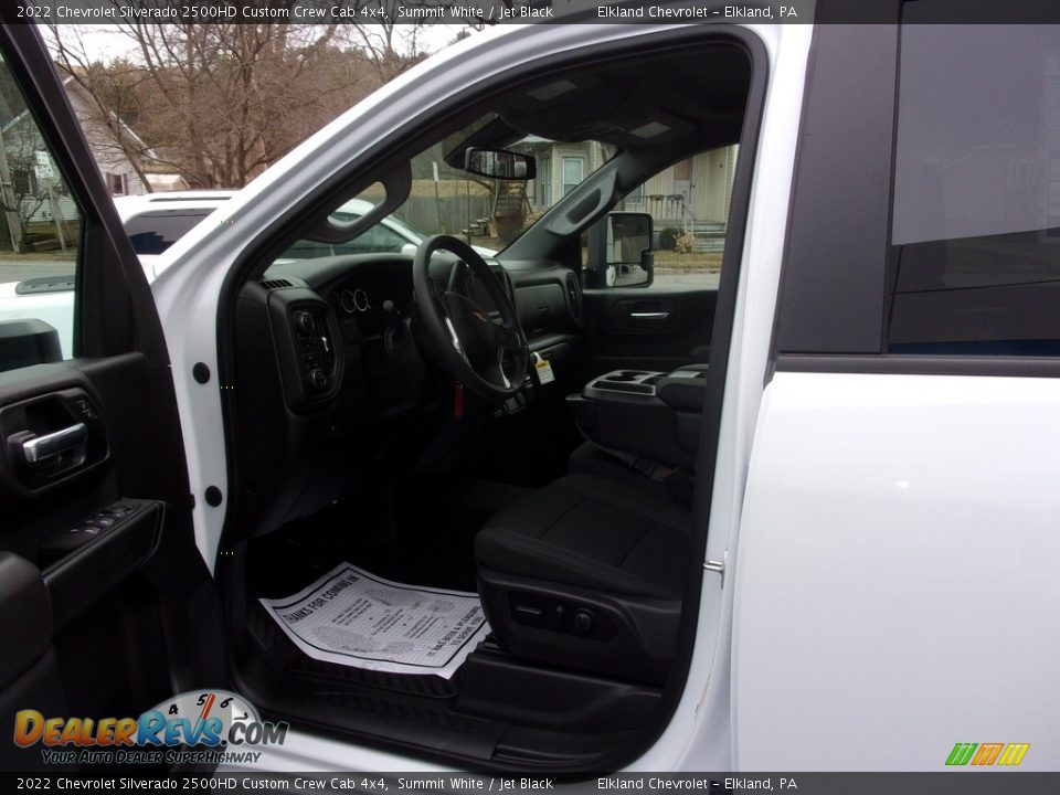 2022 Chevrolet Silverado 2500HD Custom Crew Cab 4x4 Summit White / Jet Black Photo #14