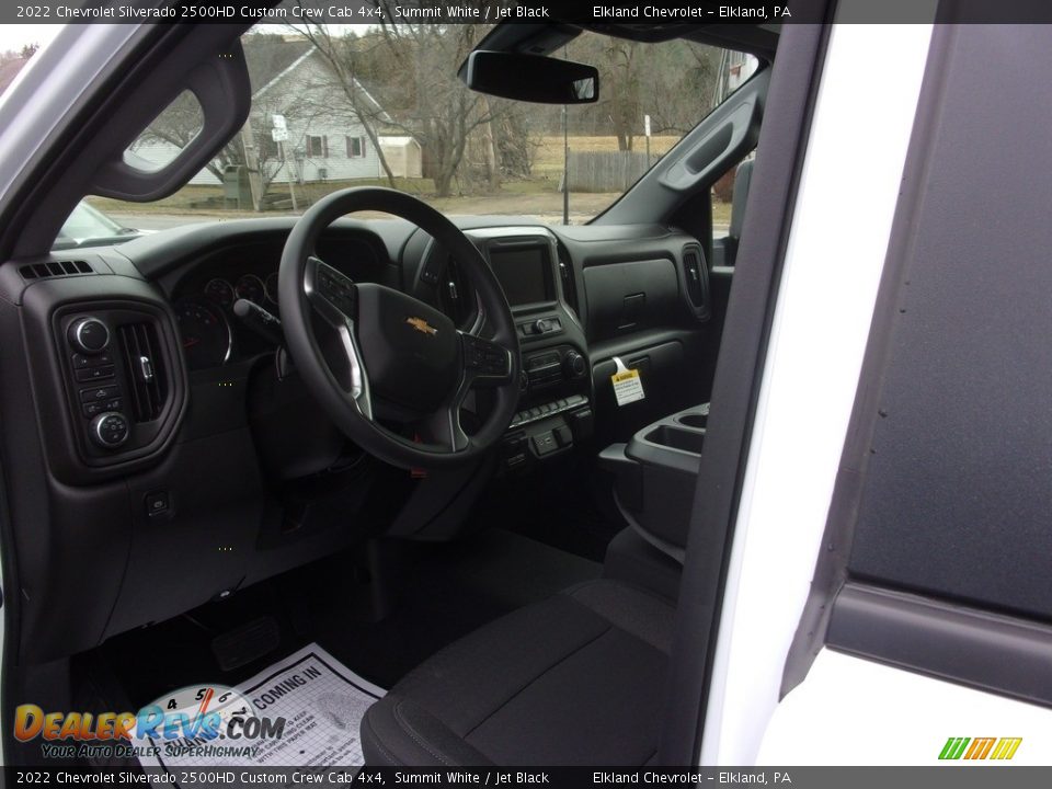 2022 Chevrolet Silverado 2500HD Custom Crew Cab 4x4 Summit White / Jet Black Photo #15