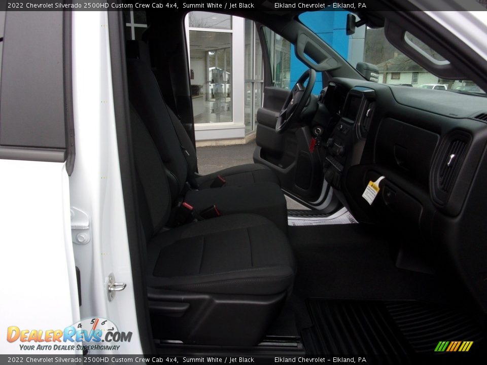 2022 Chevrolet Silverado 2500HD Custom Crew Cab 4x4 Summit White / Jet Black Photo #20