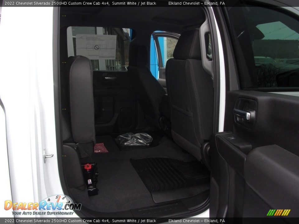 2022 Chevrolet Silverado 2500HD Custom Crew Cab 4x4 Summit White / Jet Black Photo #21