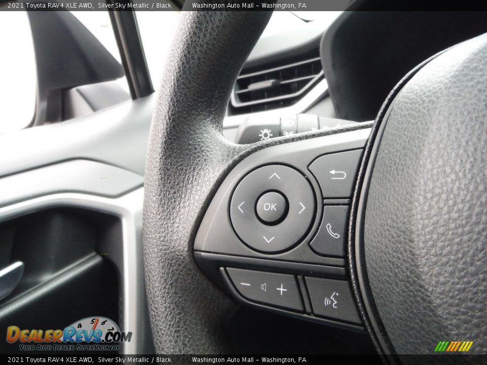 2021 Toyota RAV4 XLE AWD Steering Wheel Photo #7
