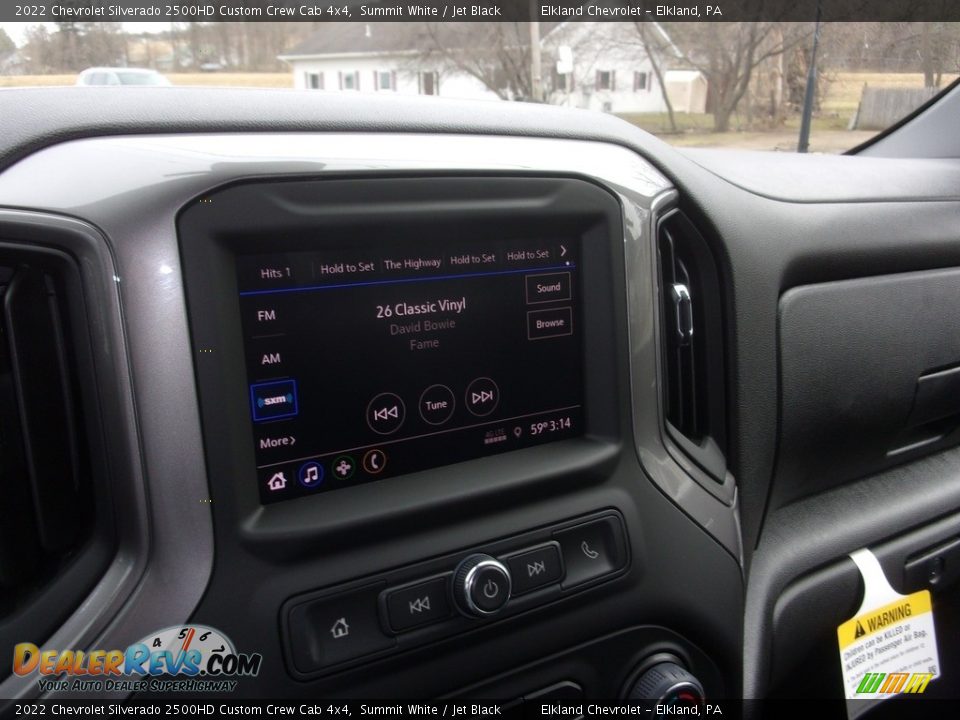 2022 Chevrolet Silverado 2500HD Custom Crew Cab 4x4 Summit White / Jet Black Photo #28