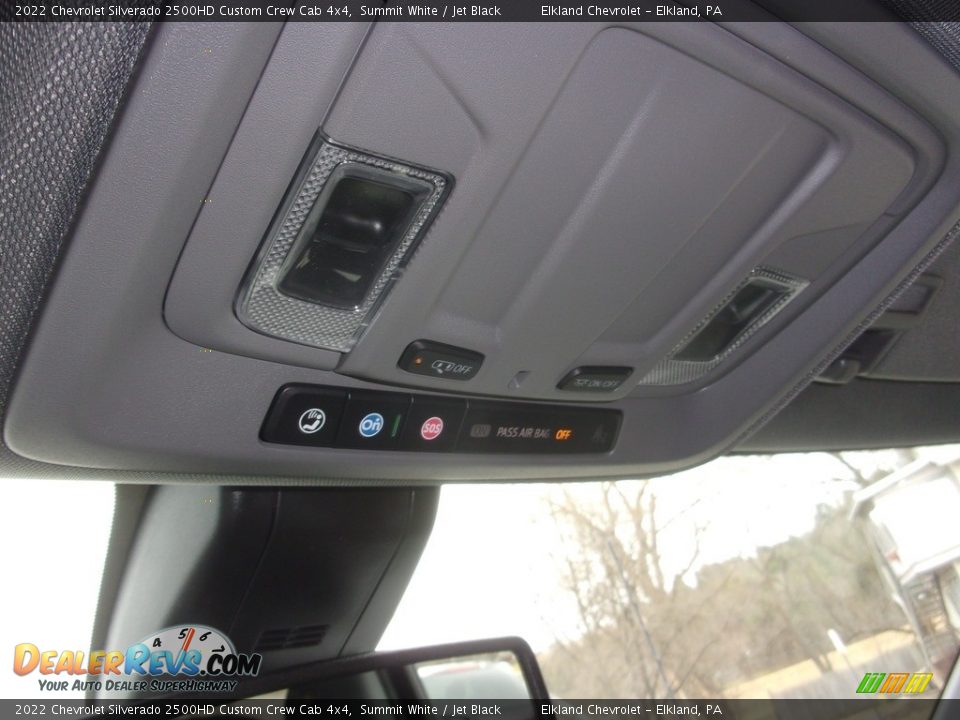 2022 Chevrolet Silverado 2500HD Custom Crew Cab 4x4 Summit White / Jet Black Photo #32