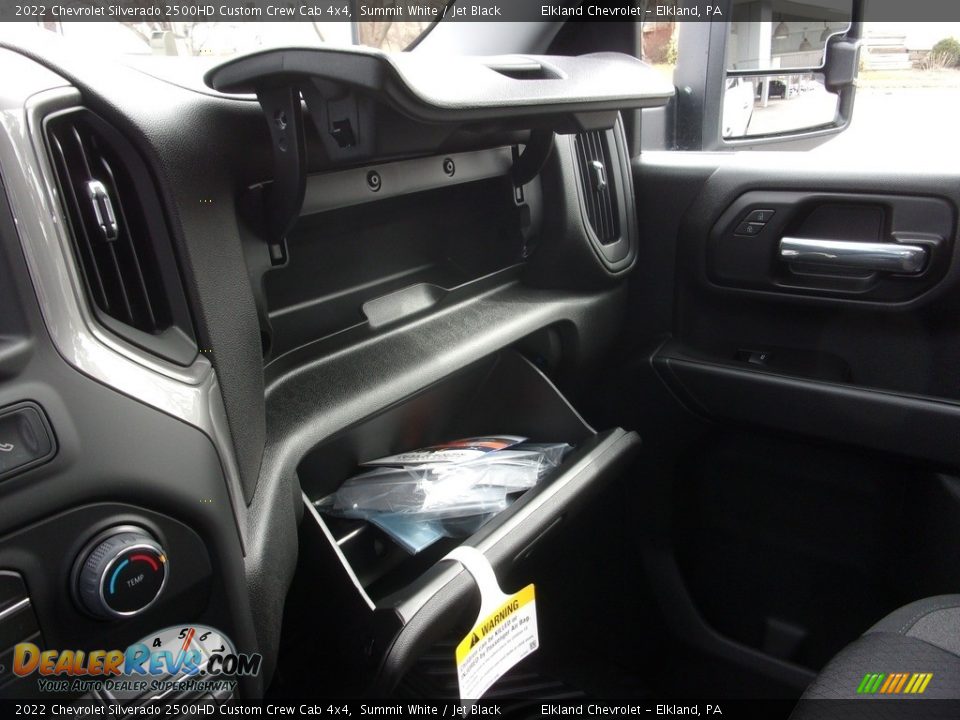 2022 Chevrolet Silverado 2500HD Custom Crew Cab 4x4 Summit White / Jet Black Photo #33