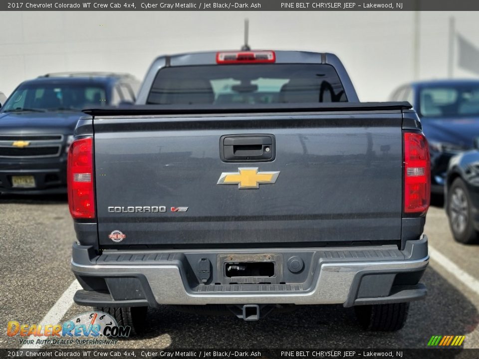 2017 Chevrolet Colorado WT Crew Cab 4x4 Cyber Gray Metallic / Jet Black/­Dark Ash Photo #5