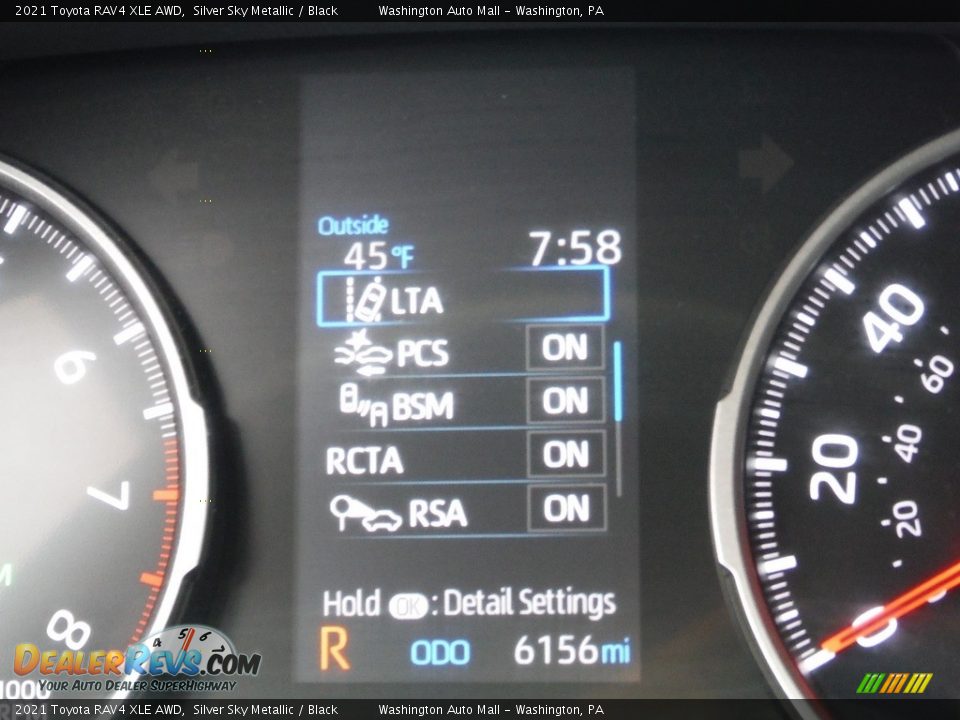 2021 Toyota RAV4 XLE AWD Silver Sky Metallic / Black Photo #31