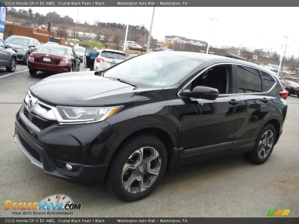 2019 Honda CR-V EX AWD Crystal Black Pearl / Black Photo #6