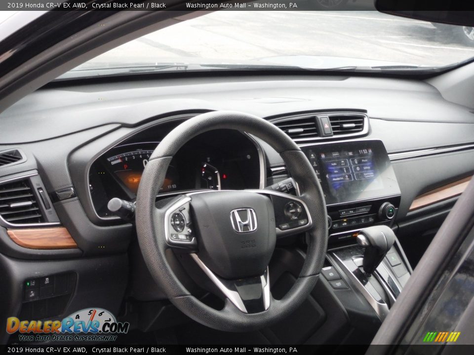 2019 Honda CR-V EX AWD Crystal Black Pearl / Black Photo #14