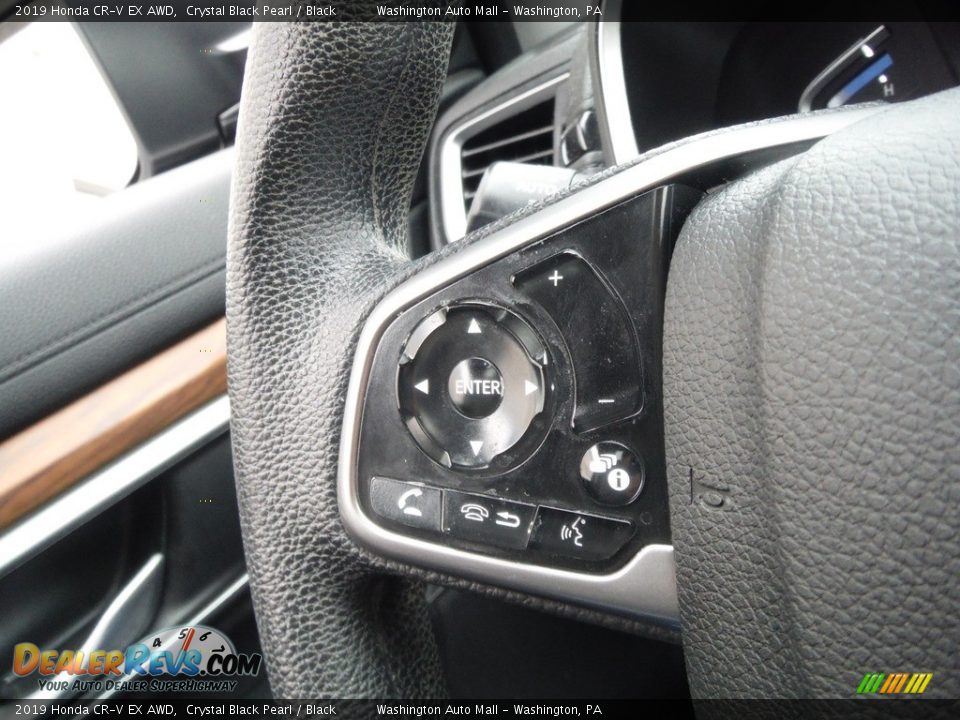 2019 Honda CR-V EX AWD Crystal Black Pearl / Black Photo #28
