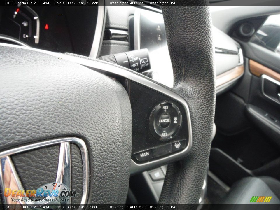 2019 Honda CR-V EX AWD Crystal Black Pearl / Black Photo #29