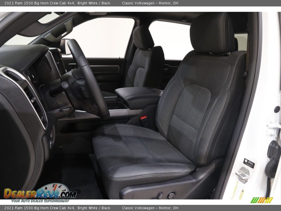 2021 Ram 1500 Big Horn Crew Cab 4x4 Bright White / Black Photo #5