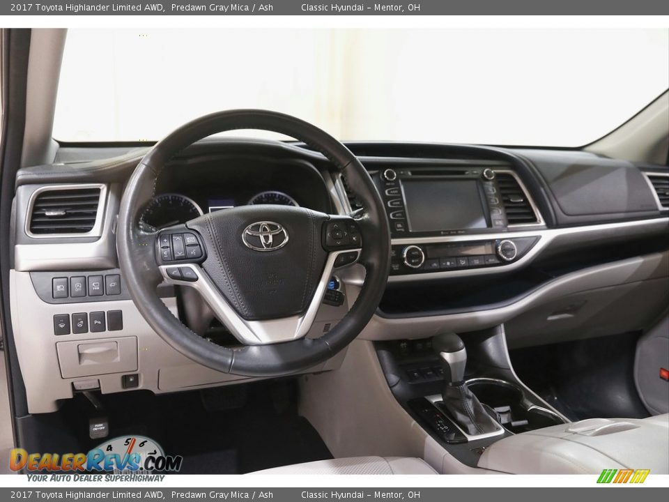 2017 Toyota Highlander Limited AWD Predawn Gray Mica / Ash Photo #6