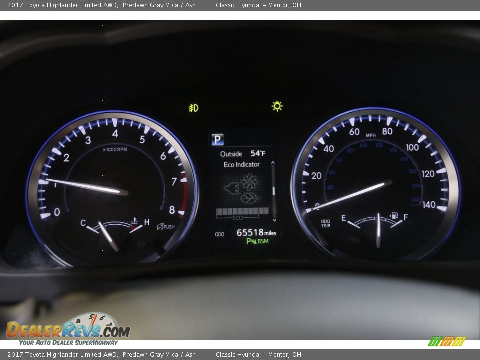2017 Toyota Highlander Limited AWD Predawn Gray Mica / Ash Photo #8
