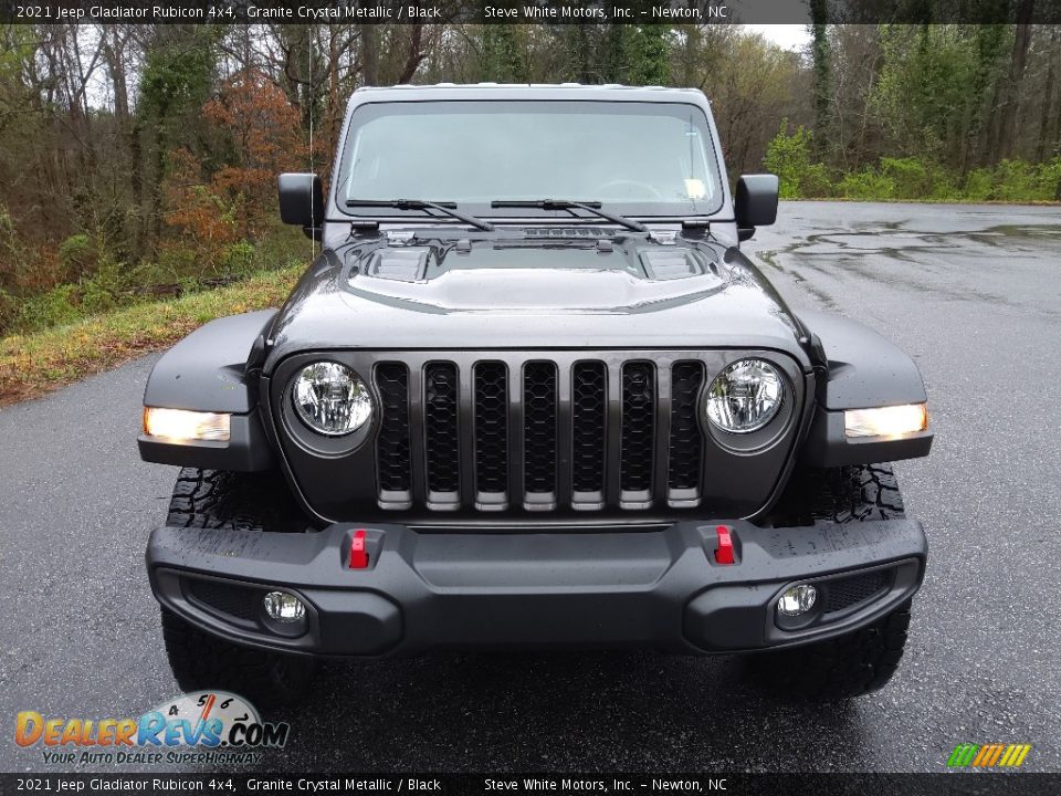 2021 Jeep Gladiator Rubicon 4x4 Granite Crystal Metallic / Black Photo #3