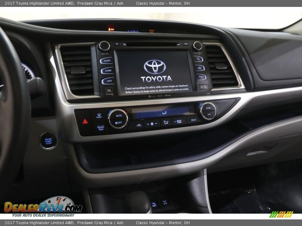 2017 Toyota Highlander Limited AWD Predawn Gray Mica / Ash Photo #9