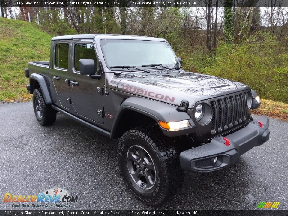 2021 Jeep Gladiator Rubicon 4x4 Granite Crystal Metallic / Black Photo #4