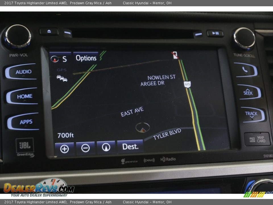 2017 Toyota Highlander Limited AWD Predawn Gray Mica / Ash Photo #11