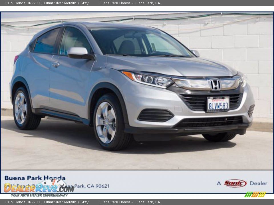 2019 Honda HR-V LX Lunar Silver Metallic / Gray Photo #1