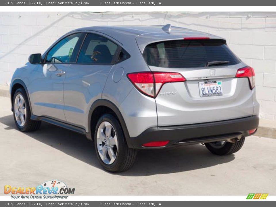 2019 Honda HR-V LX Lunar Silver Metallic / Gray Photo #2