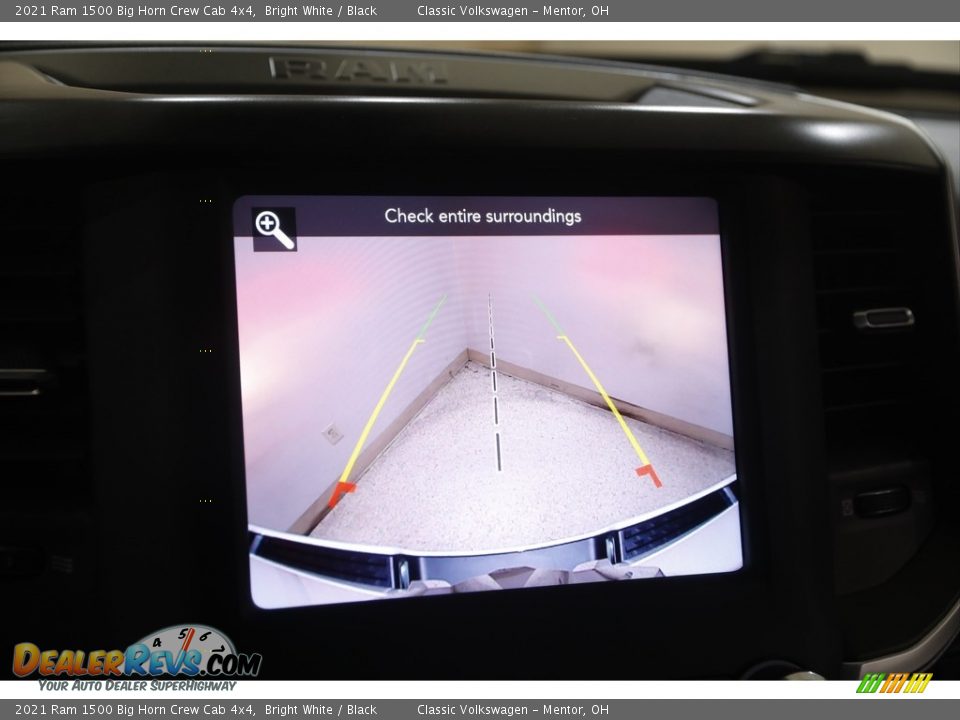 2021 Ram 1500 Big Horn Crew Cab 4x4 Bright White / Black Photo #14