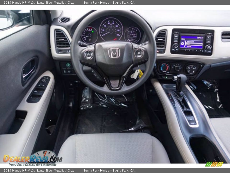 2019 Honda HR-V LX Lunar Silver Metallic / Gray Photo #5