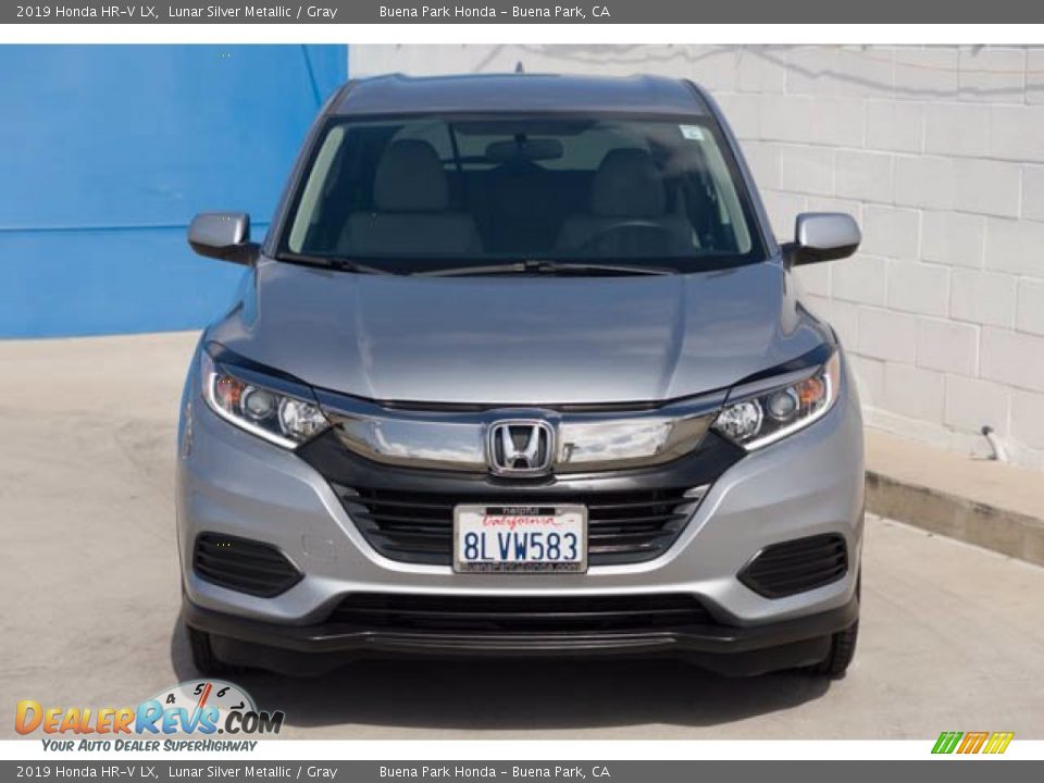 2019 Honda HR-V LX Lunar Silver Metallic / Gray Photo #7