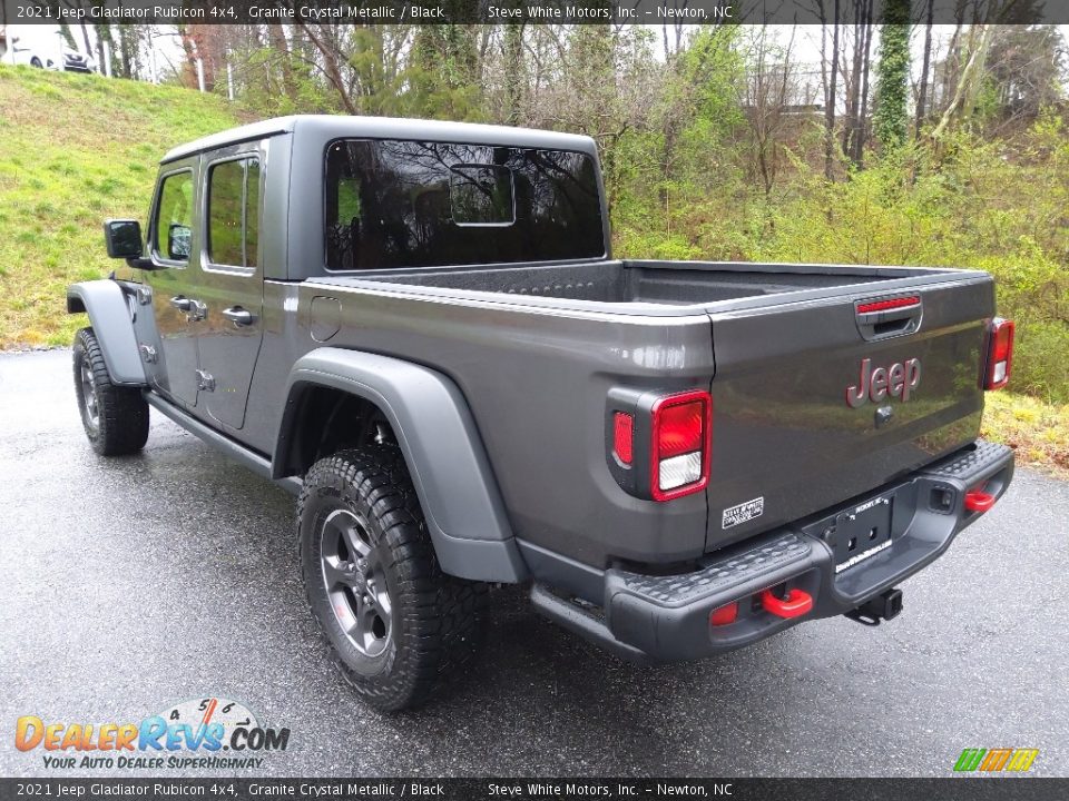 2021 Jeep Gladiator Rubicon 4x4 Granite Crystal Metallic / Black Photo #9