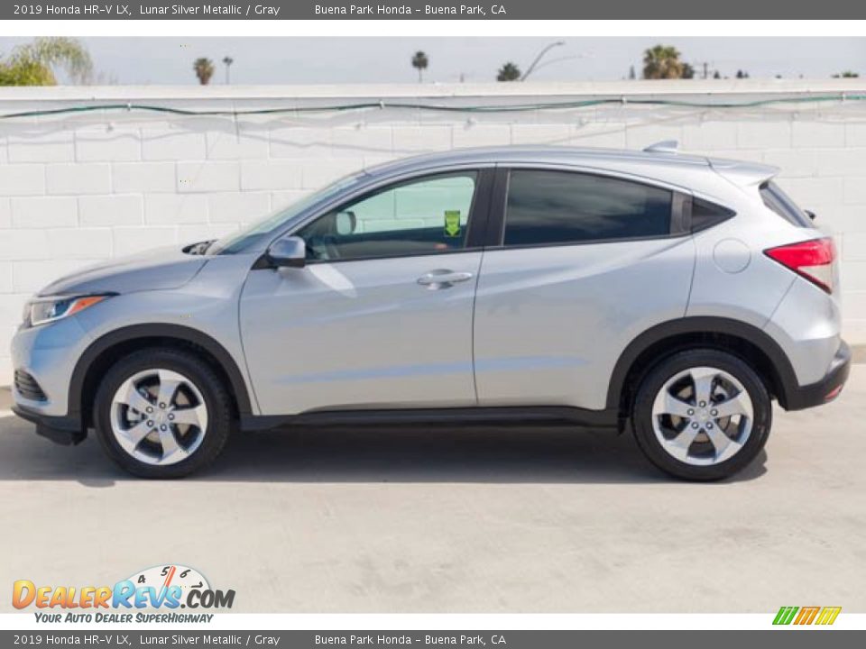 2019 Honda HR-V LX Lunar Silver Metallic / Gray Photo #10