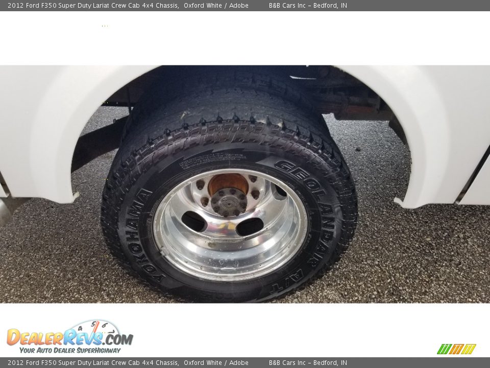 2012 Ford F350 Super Duty Lariat Crew Cab 4x4 Chassis Oxford White / Adobe Photo #15