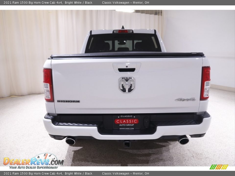 2021 Ram 1500 Big Horn Crew Cab 4x4 Bright White / Black Photo #22