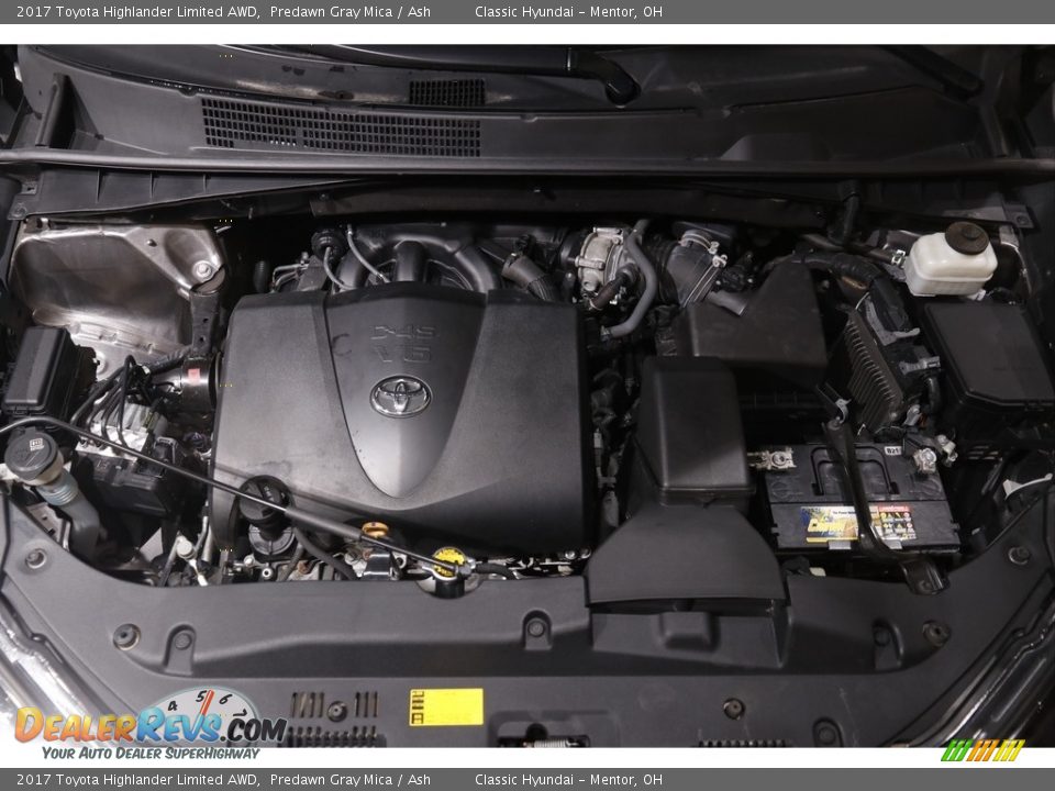 2017 Toyota Highlander Limited AWD Predawn Gray Mica / Ash Photo #21